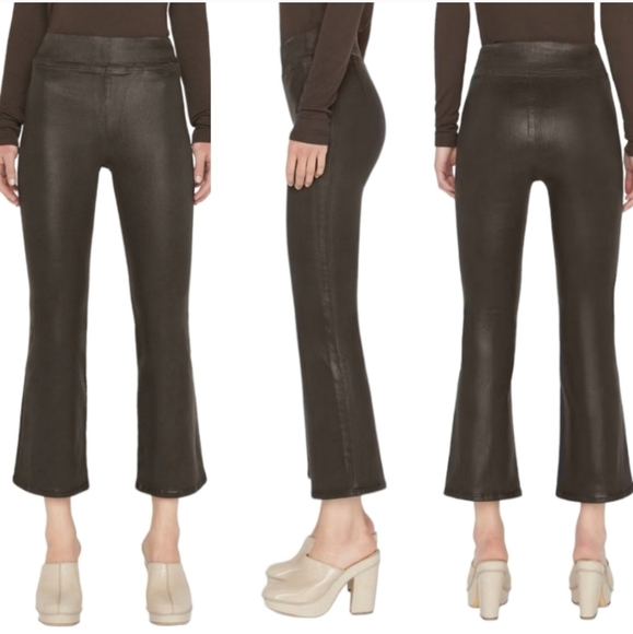 FRAME DENIM Jetset Crop Mini Boot NWT in Espresso Coated - Picture 16 of 16